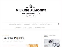 Tablet Screenshot of milkingalmonds.com